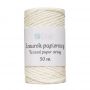Sznurek papierowy dpCraft skręcany Ecru, 50m - 2